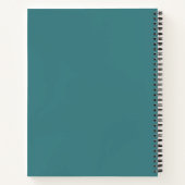 Niedliches Herzmuster Notizblock (Rückseite)