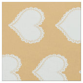 Niedliches Herzmuster Stoff (Nahaufnahme)