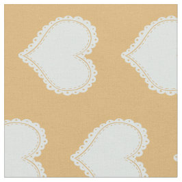 Niedliches Herzmuster Stoff