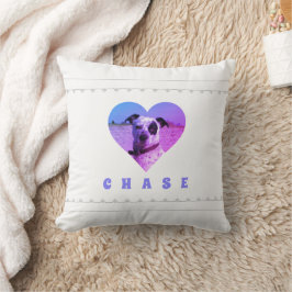 Niedliches Herzstück des Tieres Fügen Sie Ihren Fo Kissen