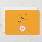 Niedliches HexenHalloween-Party Einladung (Rückseite)