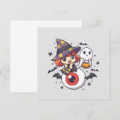 Niedliches Hexenkid zu Halloween (Vorne/Hinten)