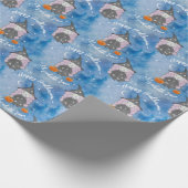 Niedliches Hexenkind-Halloween-Geschenk Geschenkpapier (Ecke)