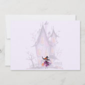 Niedliches HexenParty Halloween Kostüm Party Foto Einladung (Rückseite)