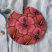 Niedliches Hibiskus Button (Beispiel)