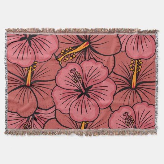 Niedliches Hibiskus Decke (Vorderseite)