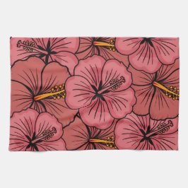 Niedliches Hibiskus Geschirrtuch