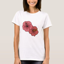 Niedliches Hibiskus T-Shirt