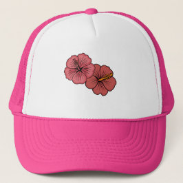 Niedliches Hibiskus Truckerkappe