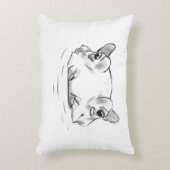 Niedliches Hippo Dekokissen (Vorderseite(Vertikal))