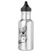 Niedliches Hippo Edelstahlflasche (Rechts)