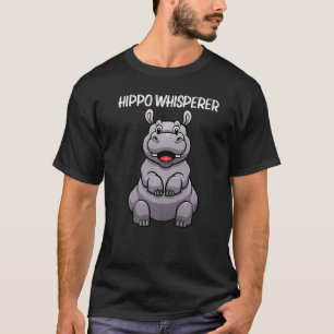 Niedliches Hippo für Männer Hippopotamus Hippo T-Shirt