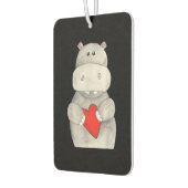 Niedliches Hippo-Hippopotamus-Holz| Liebe Hippo Autolufterfrischer (Links)