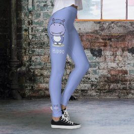 Niedliches Hippo Legging Leggings