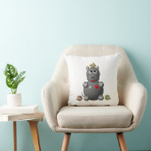 Niedliches Hippo mit Hamstern Kissen (Stuhl )