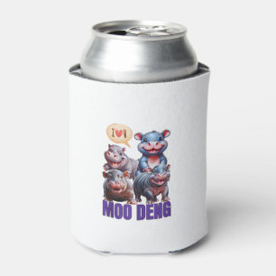 Niedliches Hippo Moo Deng T-Shirt, Cool Moo Deng H Dosenkühler