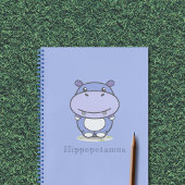 Niedliches Hippo-Notebook Notizblock