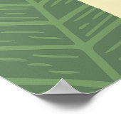 Niedliches Hippopotamus Jungle Safari Kinderzimmer Poster (Ecke)