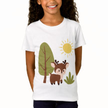 Niedliches Hirsch im Wald