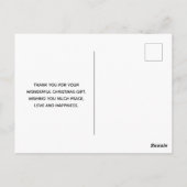 Niedliches Hirsch in Whimsical Forest Pattern Viel Postkarte (Rückseite)