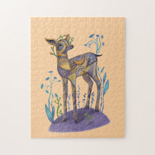 niedliches Hirsch Puzzle