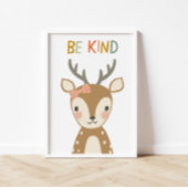 Niedliches Hirsch sein Kind Poster