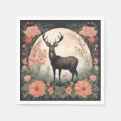 Niedliches Hirsch Serviette (Vorderseite)