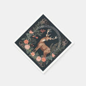 Niedliches Hirsch Serviette (Ecke)