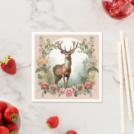 Niedliches Hirsch Serviette (Beispiel)