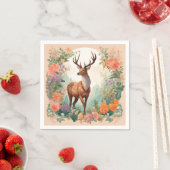 Niedliches Hirsch Serviette (Beispiel)