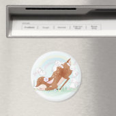 Niedliches Hirsch und Bunnies Magnet (In Situ (Geschirrspüler))