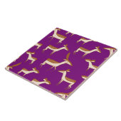 Niedliches Hirsch und Familie Fliese (Seite)