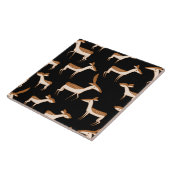 Niedliches Hirsch und Familie Fliese (Seite)