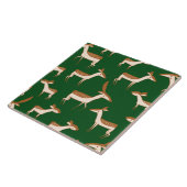 Niedliches Hirsch und Familie Fliese (Seite)