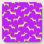 Niedliches Hirsch und Familie Getränkeuntersetzer (Vorderseite)