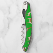 Niedliches Hirsch und Familie Kellnermesser (Vorderseite)