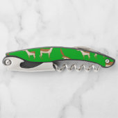 Niedliches Hirsch und Familie Kellnermesser (Vorderseite)