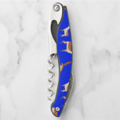 Niedliches Hirsch und Familie Kellnermesser (Vorderseite)