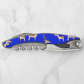 Niedliches Hirsch und Familie Kellnermesser (Rückseite)