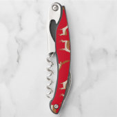 Niedliches Hirsch und Familie Kellnermesser (Vorderseite)