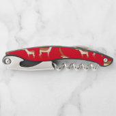 Niedliches Hirsch und Familie Kellnermesser (Vorderseite)