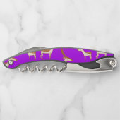 Niedliches Hirsch und Familie Kellnermesser (Rückseite)