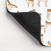 Niedliches Hirsch und Familie Mousepad (Ecke)