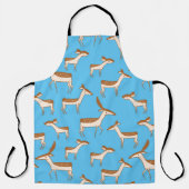 Niedliches Hirsch und Familie Schürze (Vorderseite)