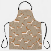 Niedliches Hirsch und Familie Schürze (Vorderseite)