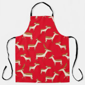 Niedliches Hirsch und Familie Schürze (Vorderseite)