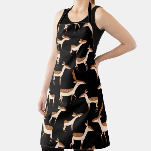 Niedliches Hirsch und Familie Schürze (InSitu)