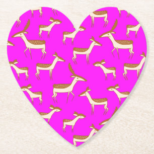 Niedliches Hirsch und Familie Untersetzer