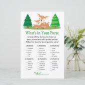 Niedliches Hirsch Was ist in deinem Geldbeutel? (Stehend Vorderseite)