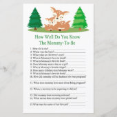 Niedliches Hirsch Wie gut kennen Sie Babydusche? (Vorderseite)